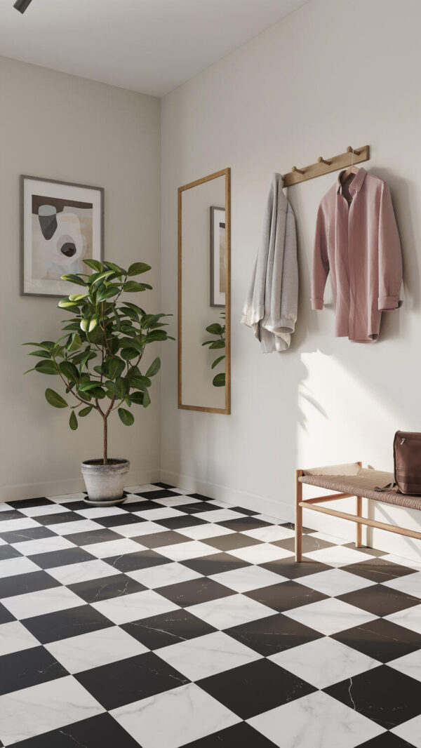 Tarkett Iconik T-Extra Vinylgulv - Logis Black & White - Bilde 3