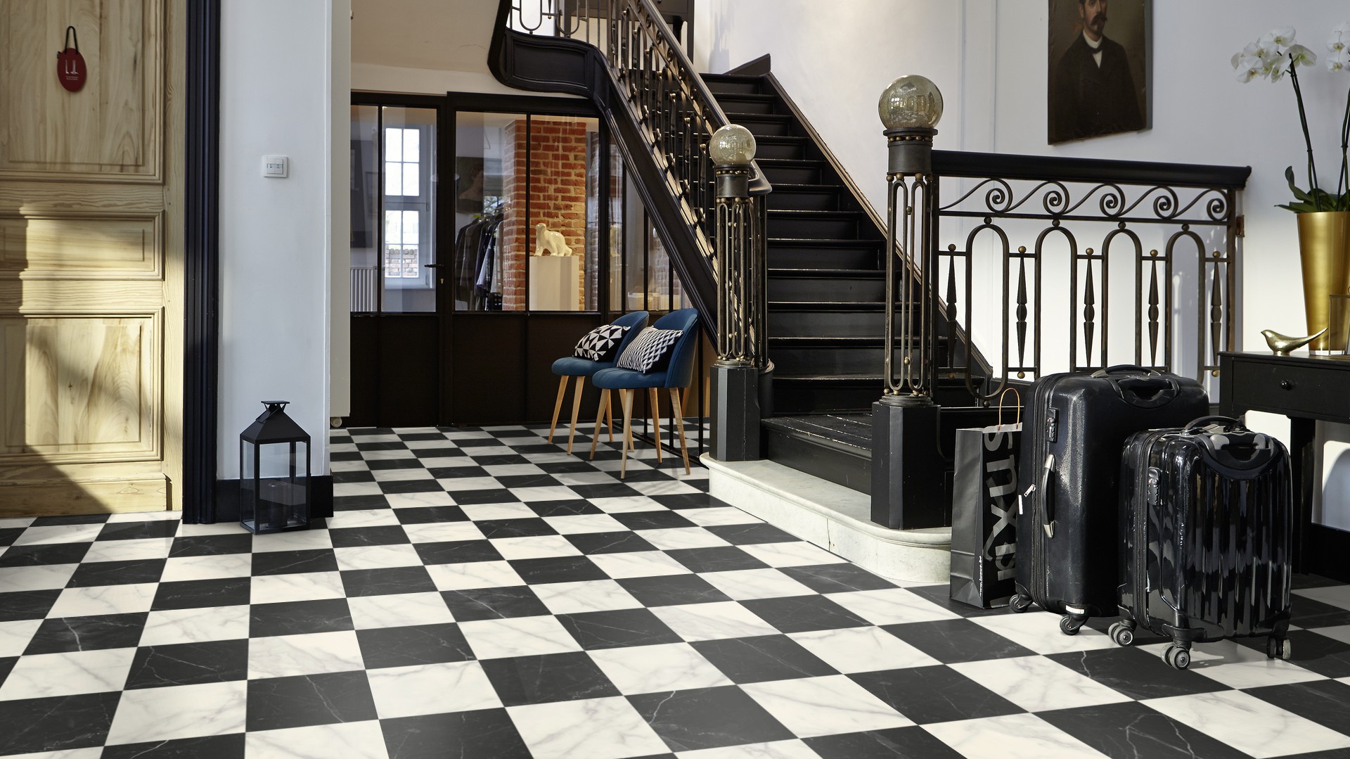 Tarkett Iconik T-Extra Vinylgulv - Logis Black & White - Bilde 2