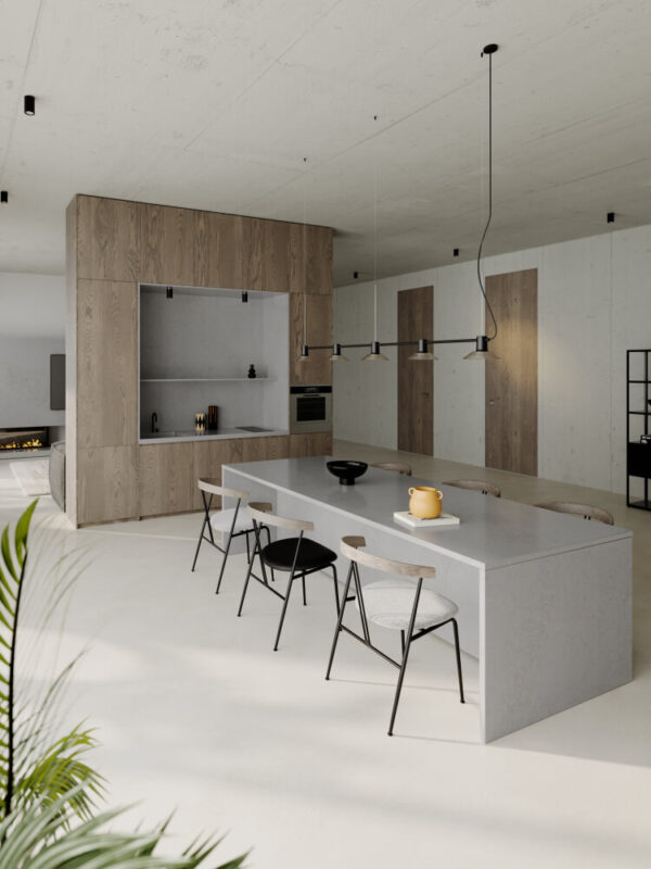 Technistone Kvarts Benkeplate Badal Grey 20mm - Bilde 4