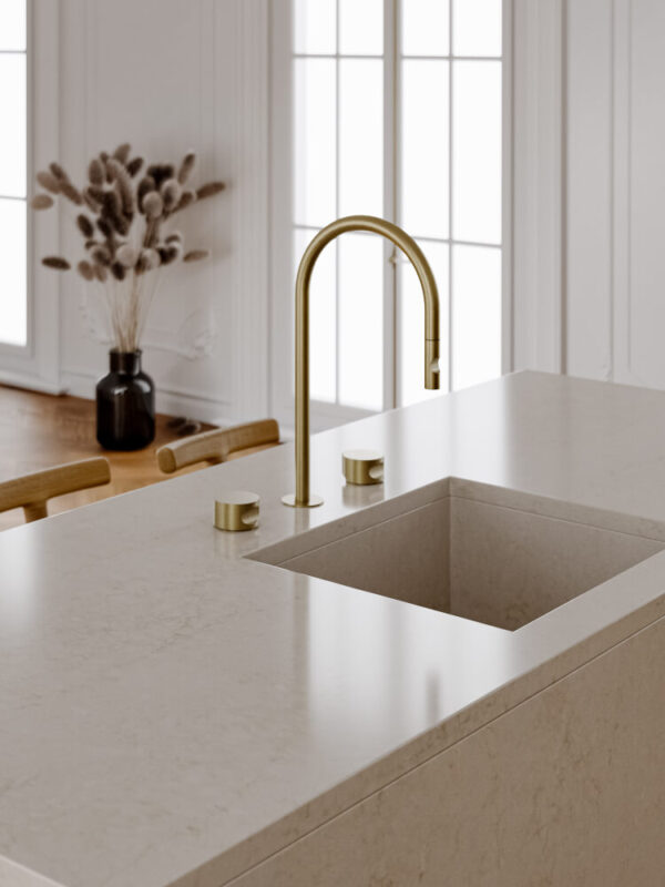 Technistone Kvarts Benkeplate Taj Mahal 20mm