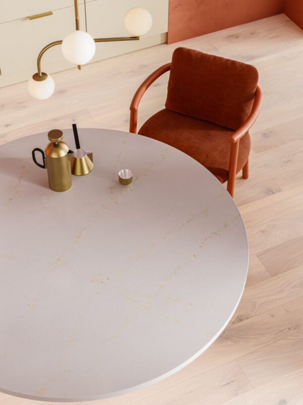 Technistone Kvarts Benkeplate Elysian Gold 20mm - Bilde 3