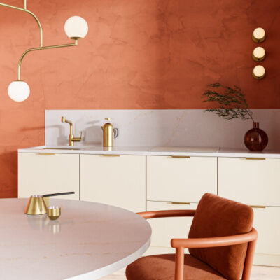Technistone Kvarts Benkeplate Elysian Gold 20mm