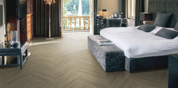 Isocore Herringbone Almond Fiskeben Klikkvinyl - Bilde 2