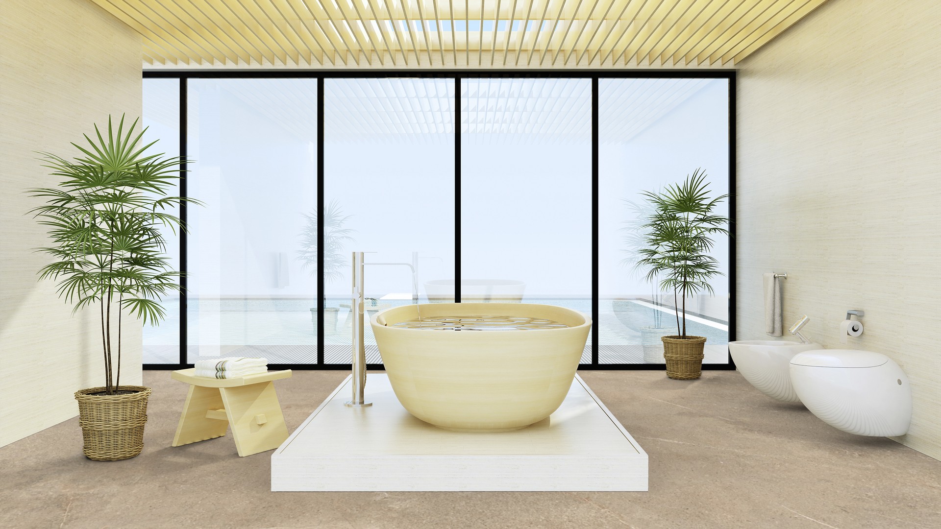 Tarkett Aquarelle Våtromsbelegg Sediment 2 Grey - Bilde 2