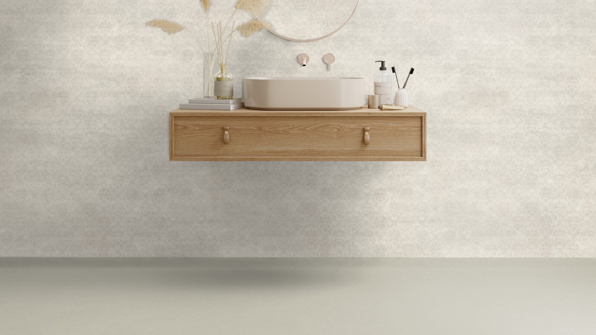 Tarkett Aquarelle Våtromsbelegg Chambray Moss - Bilde 4