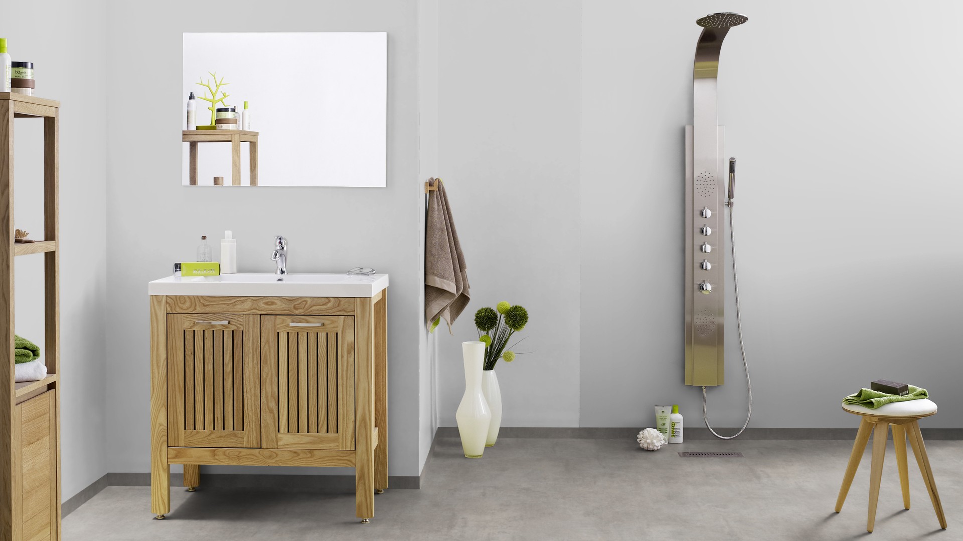 Tarkett Aquarelle Våtromsbelegg Kiruma Concrete - Bilde 2