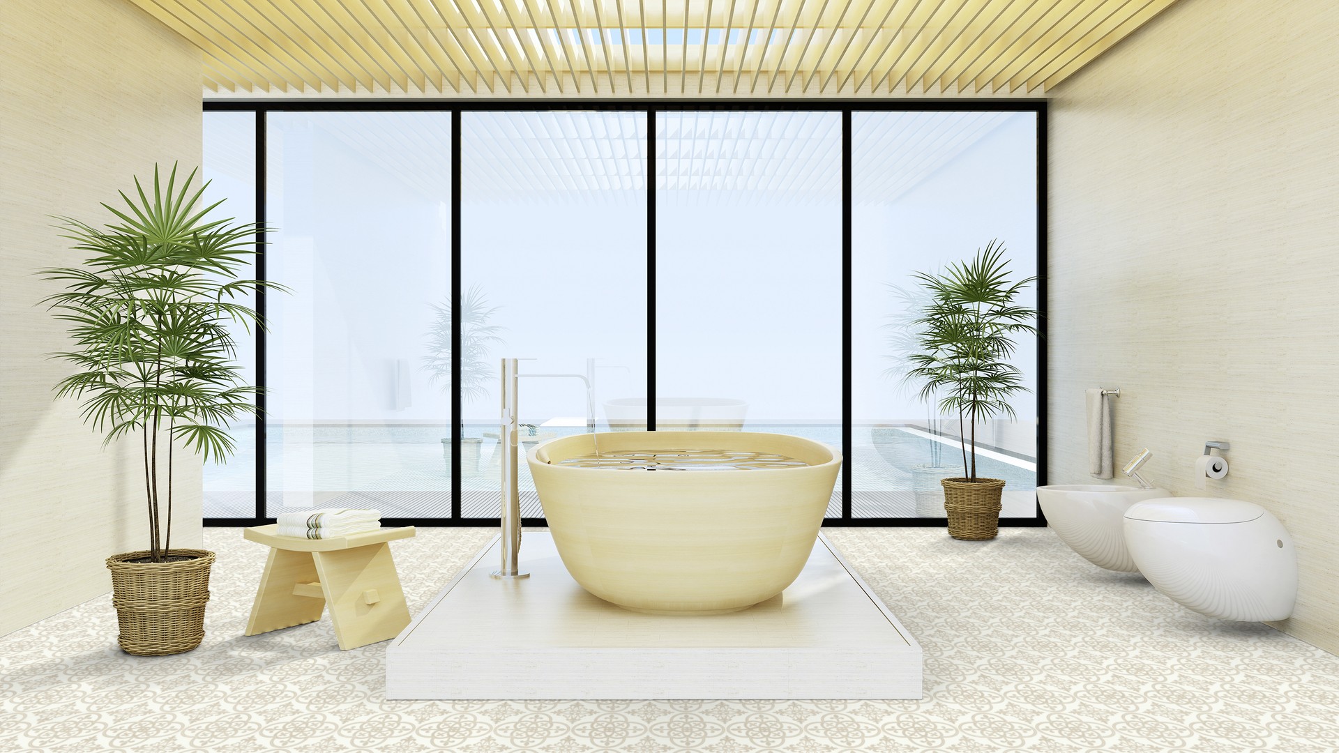 Tarkett Aquarelle Våtromsbelegg Lyon Grege - Bilde 2