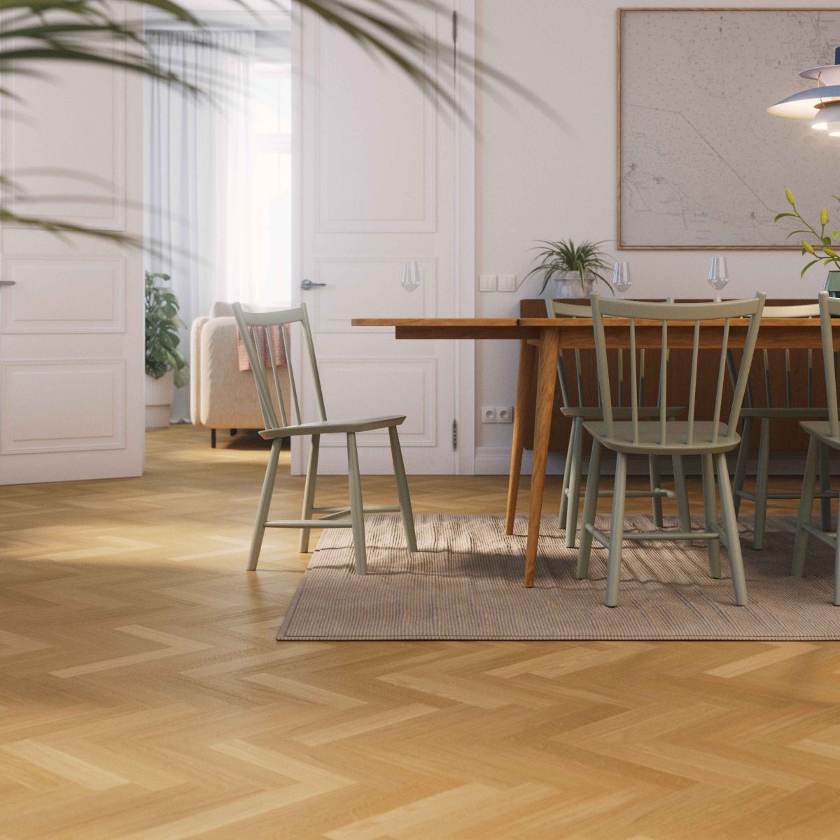 Bjelin Woodura Fiskeben Stockholm 3.0 Modern stue