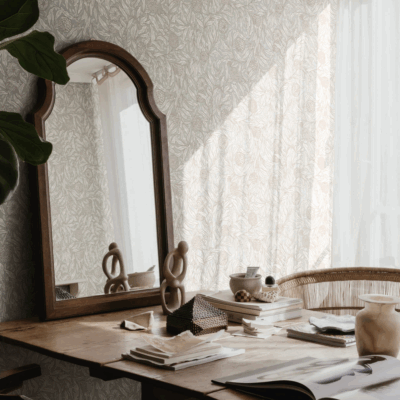 Sandberg Olof, Sage Green blomstertapet