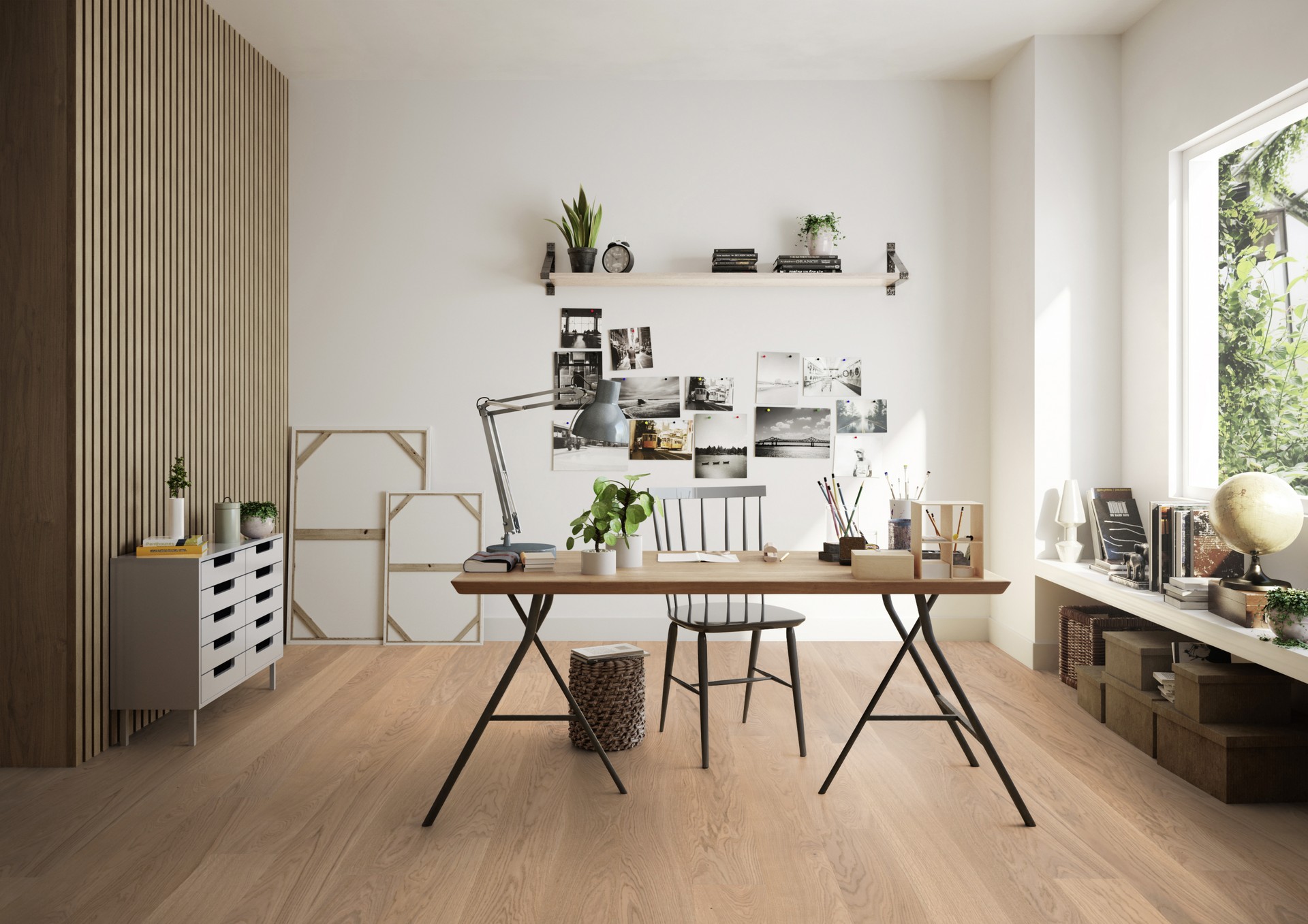 Tarkett Shade Eik Misty Grey Plank XT kontor