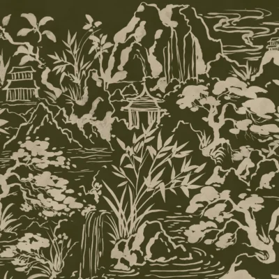 Rebel Walls, Ink Horizon Green prodpuktbilde