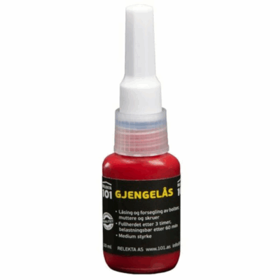 Relekta Låselim Gjengelås 101 10 ml