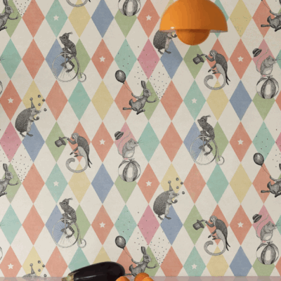 Rebel Walls, Circus Corner Rainbow kjøkken