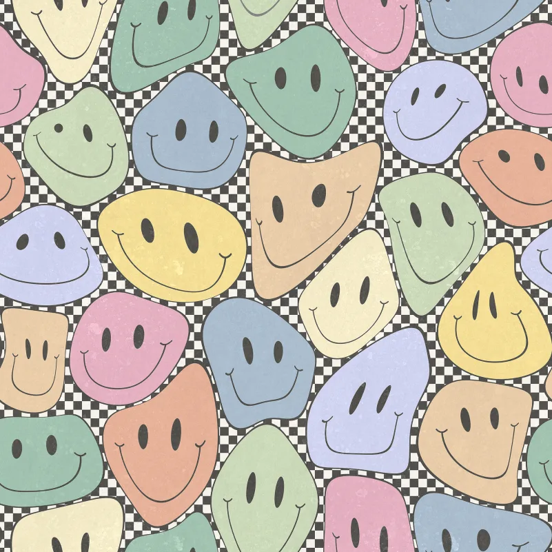 Rebel Walls, Happy Rebel Colorful Chess produktbilde