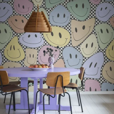 Rebel Walls, Happy Rebel Colorful Chess stue