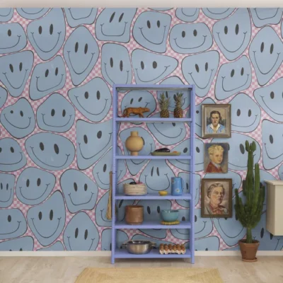 Rebel Walls, Happy Rebel Pink Chess stue