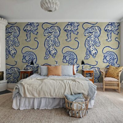 Rebel Walls, Ink Tiger Blue soverom