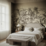 Rebel Walls, Palm Oasis Black