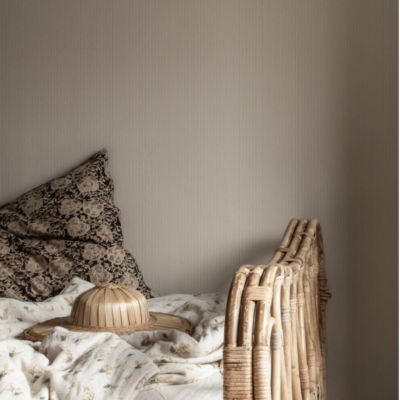Stripet terracotta tapet – Sandberg Rand Terracotta