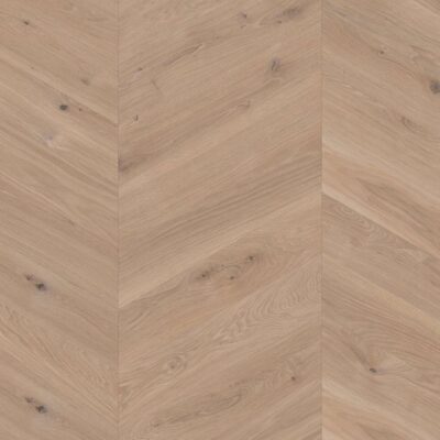 Chevron parkett i hvit eik – Boen Chevron Hvit Animoso Live Natural