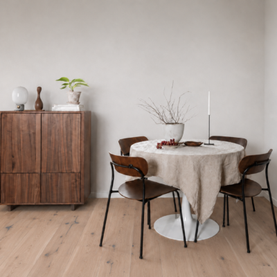 boen castsle vintage white spisestue