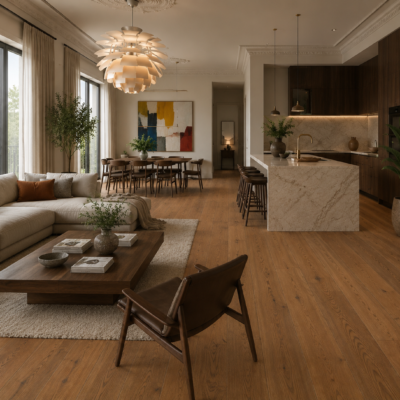 Boen Bofelle Eik Soft Brown Lively OiledPro oljet 1-stavs parkett