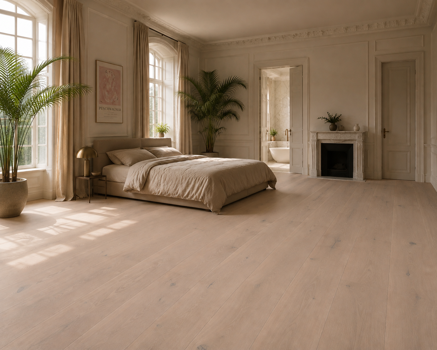 BOEN Chalet Eik Pearl Traditional Live Natural olje med ekstra brede og lange parkettplanker