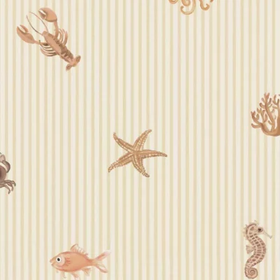 Eijffinger Tiny Treasures 363170 tapet med havdyr til barnerom